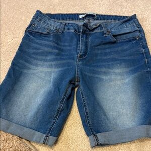 Bluenotes Women's Denim Bermuda Shorts - Blue